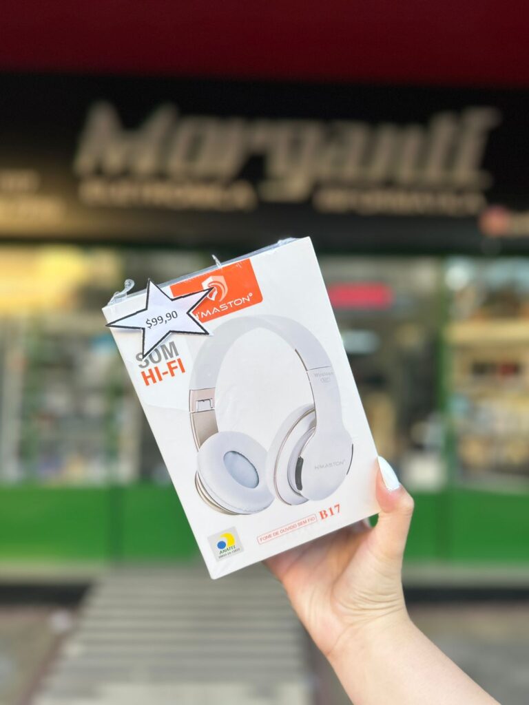 Fones de ouvidos de qualidade...